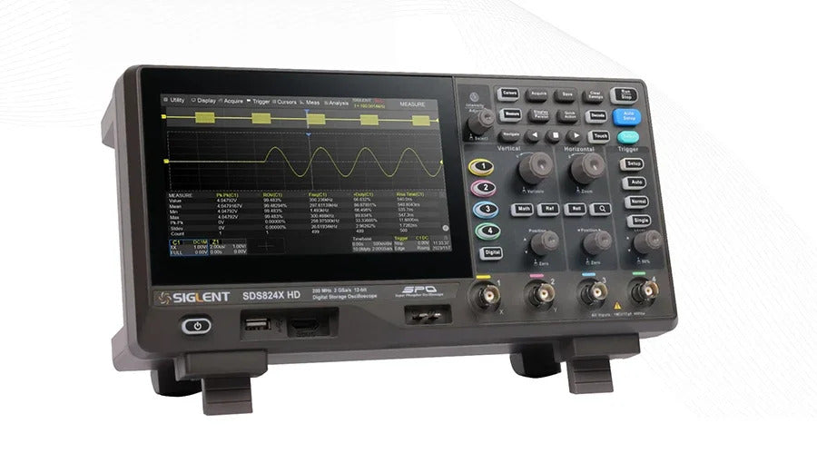 Siglent  SDS802X  SDS804X  SDS814X  SDS824X   70MHz HD 4Channels Digital Oscilloscope Bandwidth  Oscilloscope Tester Tools