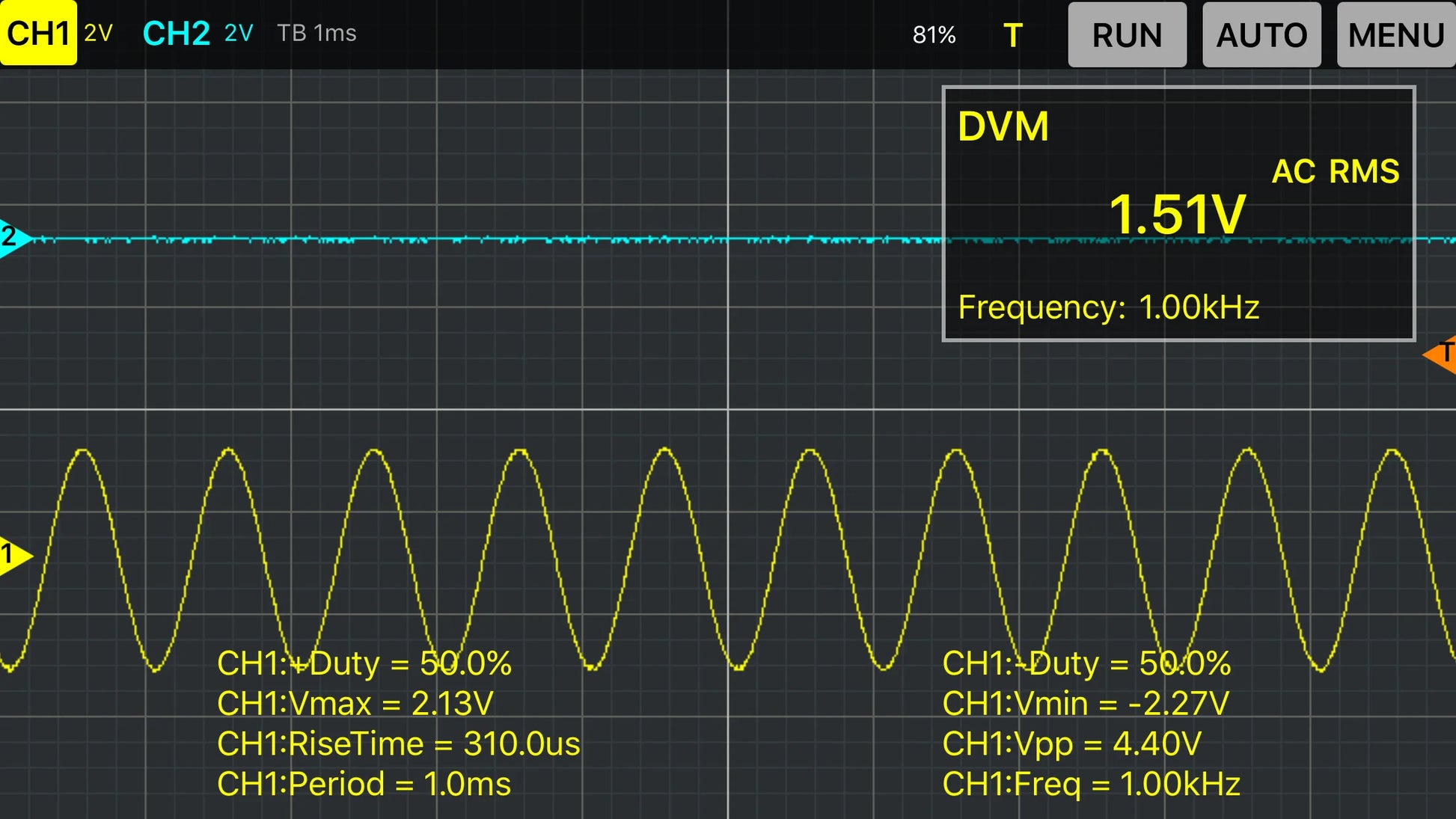 Hantek Digital Oscilloscope 2CH iDSO1070A USB iPhone/ippa-d/Android/Windows Osciloscopio Portatil With WIFI