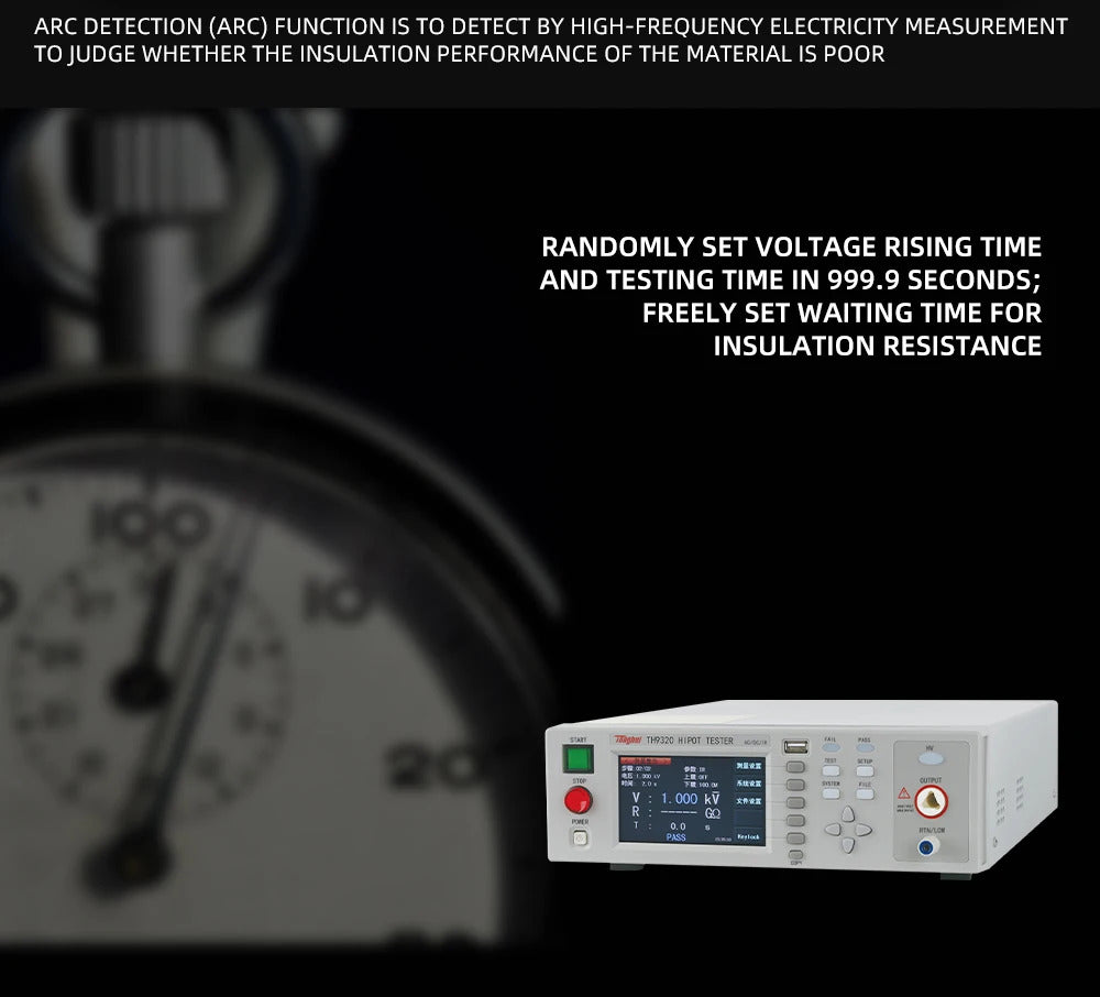 Tonghui TH9310 Hipot Tester Withstanding Voltage Tester AC&DC, TH9310B AC Type TH9320