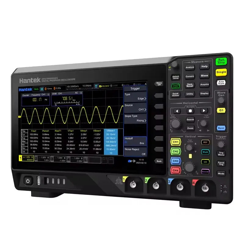 Hantek bandwidth 200MHz 4-channel oscilloscope + 1-channel signal source + 16-channel logic analyzer DPO7204E oscilloscope