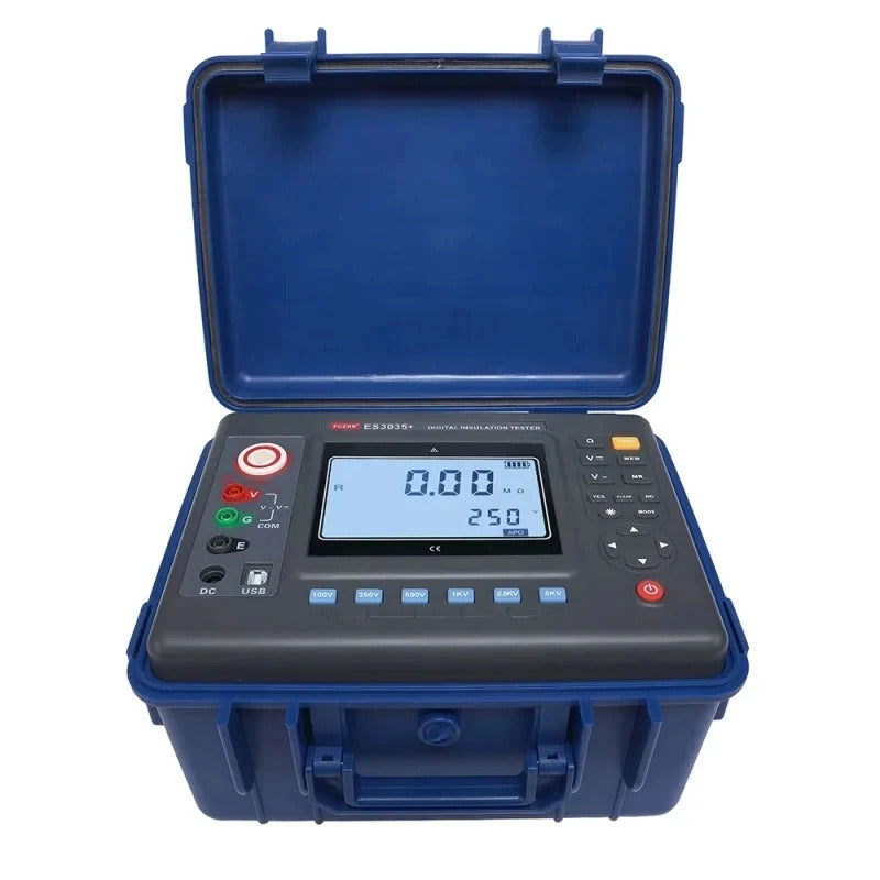 FUZRR ES3035  Digital Insulation Resistance Testers Ohm Range 0.01MΩ~2000GΩ Rated voltage 250V~5kV Ohmmeters  Megohmmeter