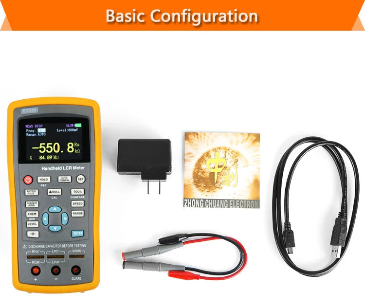 ET430, ET432, ET433, ET431, ET430B, Handheld LCR High Precision Digital Bridge TFT Liquid Crystal Dissolution Resistance Meter