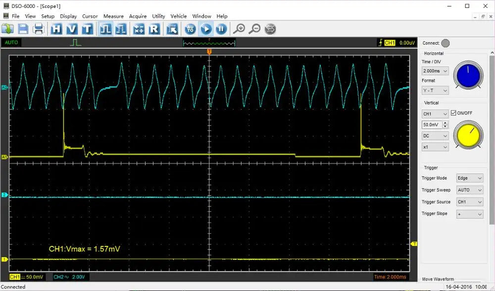 Hantek 6074BE (Kit I) Standard Equipped Over 80 Types Of Automotive Measurement Function USB2.0 4 Isolated Channels Oscilloscope