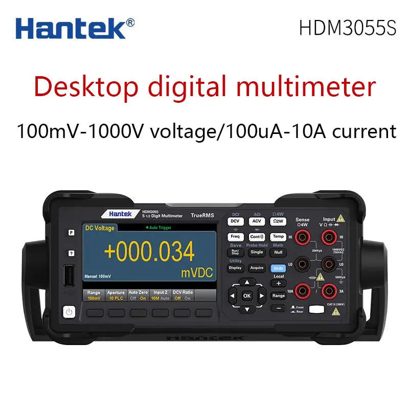 Hantek benchtop digital multimeter 30, 000 readings/s 75PPM HDM3055S five-and-a-half-digit reading multimeter