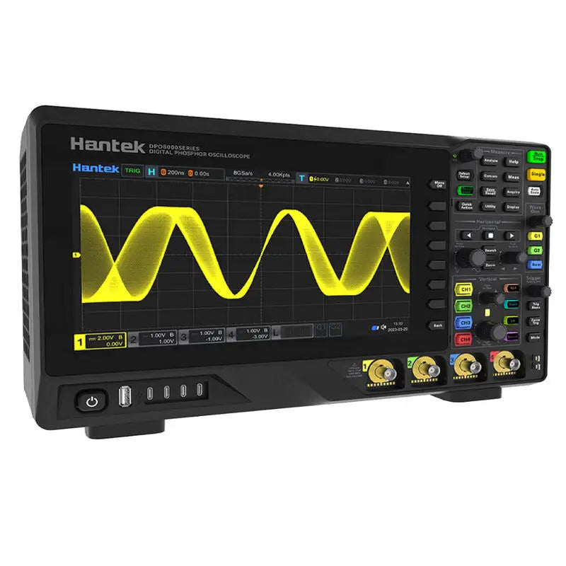 Hantek bandwidth 350MHz 4-channel oscilloscope, 8GSa/s sample rate, DPO8034C oscilloscope