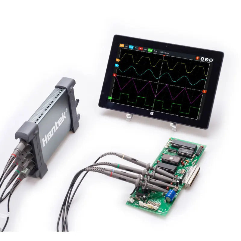 Hantek Automotive USB/PC Oscilloscope Hantek6074BE Kit I II III IV 4 Channel Oscilloscope Automotive USB Oscilloscope 70MHz 1GSa