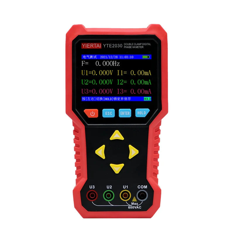Eest Tester Multi-function Voltammeter phase meter High precision detector lower compusion Two-clamp three-clamp voltammeter