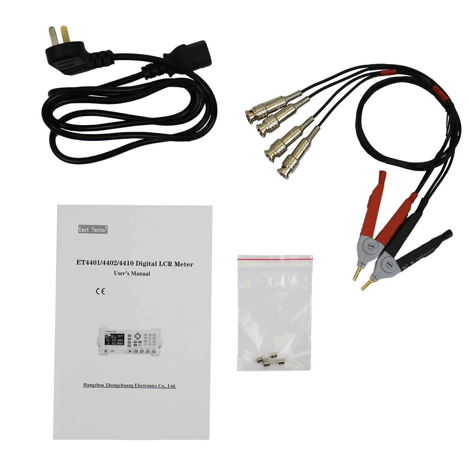 ET4401, ET4402 ,ET4410, Digital Bench LCR Bridge Meter,  Capacitance Resistance Inductance MeasureAccuracy Tool