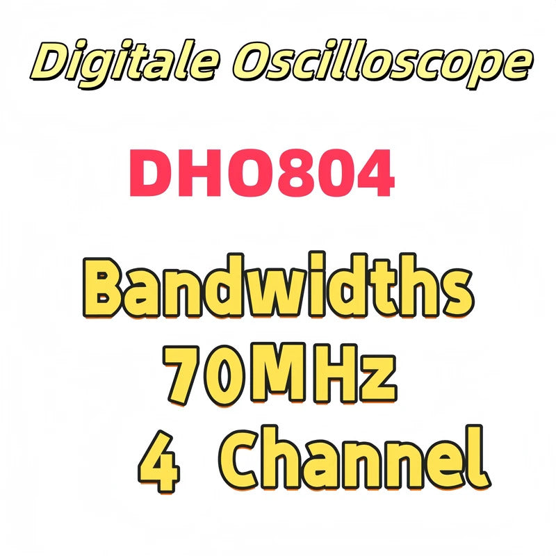 Super Light Digital Oscilloscope DHO802 DHO804 DHO812 DHO814 DHO824 2 Channel, 4 Channel 70MHz 100MHz 200MHz, 1.25GSa/S