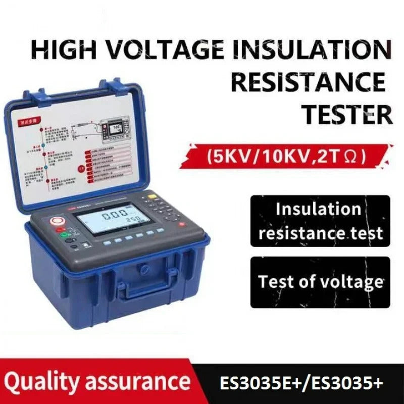 FUZRR ES3035  Digital Insulation Resistance Testers Ohm Range 0.01MΩ~2000GΩ Rated voltage 250V~5kV Ohmmeters  Megohmmeter
