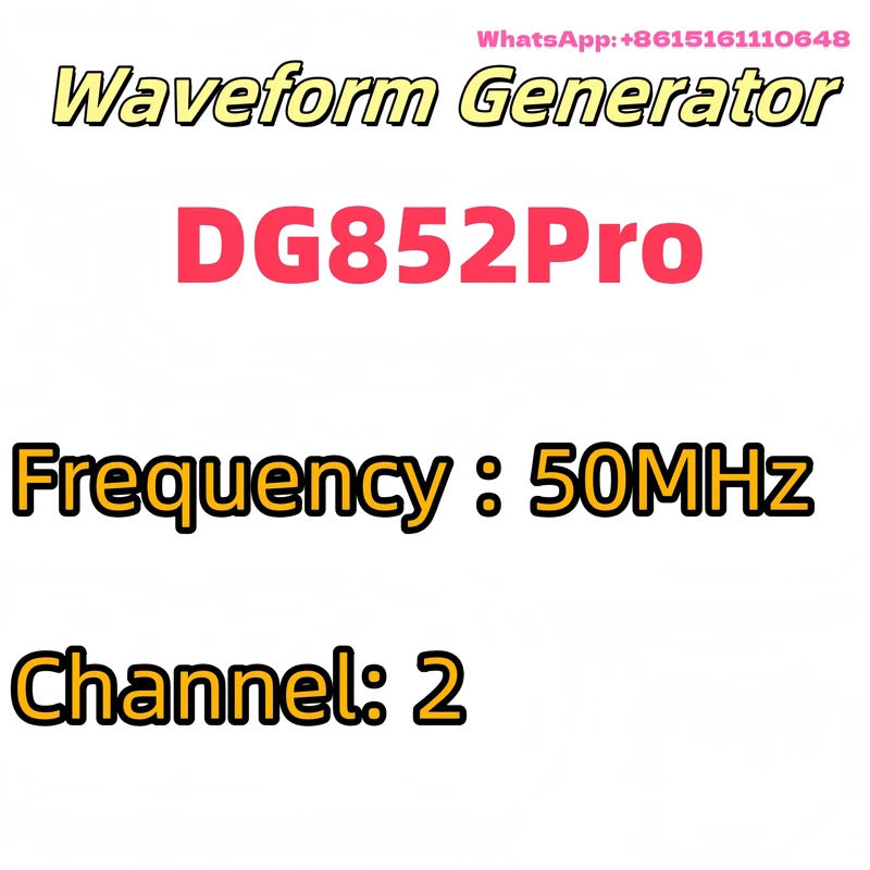 DG821Pro DG822Pro DG852Pro  25  50 MHz AFG Generator ,1 2  Channel, Waveform Generator ,signal generator