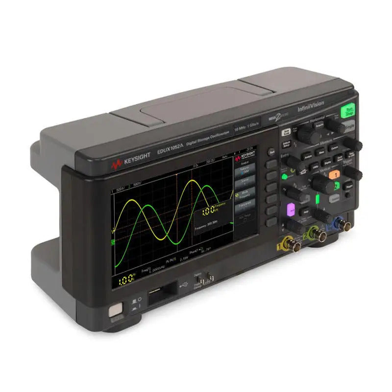 Keysight Bandwidth 50 MHz 2 analog channels 100000 waveform refresh rate EDUX1052A oscilloscope