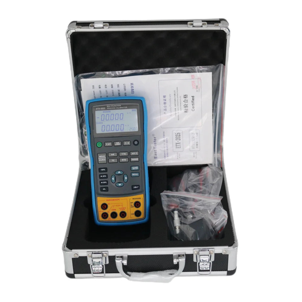East Tester ETX-1825 ETX-2025 Multifunction Process Calibrator Signal Generator Thermocouple Precision Handheld Multimeter