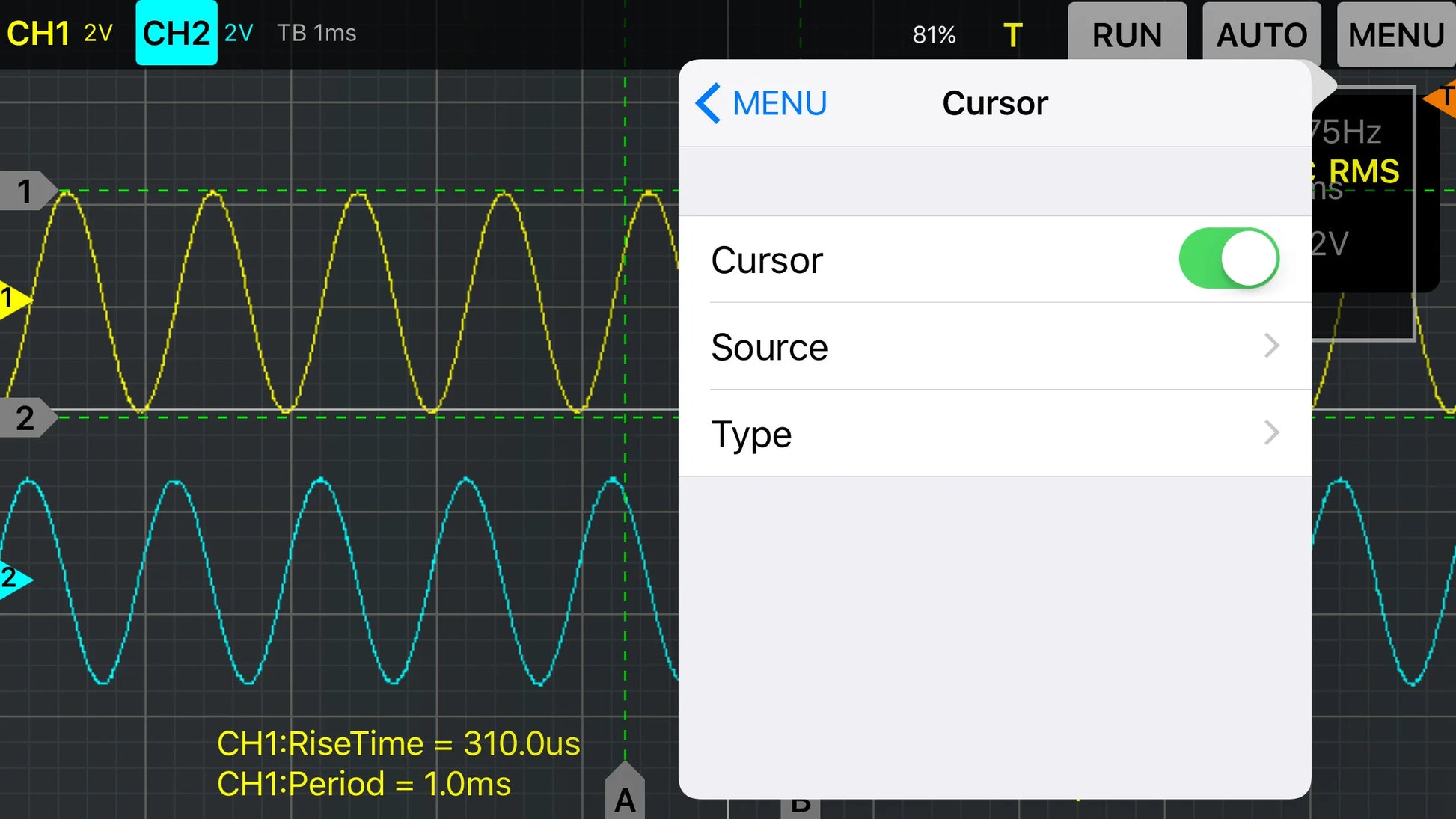 Hantek Digital Oscilloscope 2CH iDSO1070A USB iPhone/ippa-d/Android/Windows Osciloscopio Portatil With WIFI
