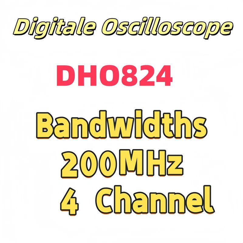 Super Light Digital Oscilloscope DHO802 DHO804 DHO812 DHO814 DHO824 2 Channel, 4 Channel 70MHz 100MHz 200MHz, 1.25GSa/S