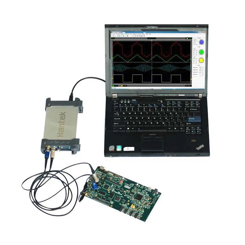 Hantek 6052BE PC-Based USB Oscilloscope 50MHz 2Channels 150MS/s Anodised Aluminium