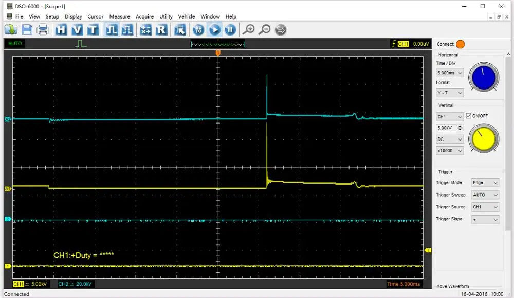 Hantek 6074BE (Kit I) Standard Equipped Over 80 Types Of Automotive Measurement Function USB2.0 4 Isolated Channels Oscilloscope