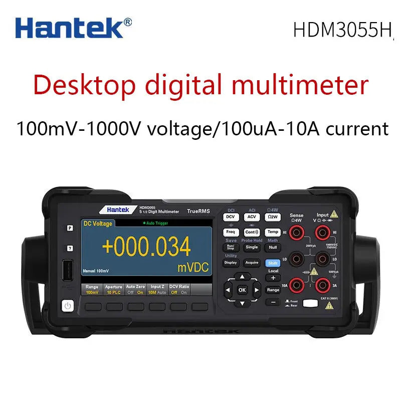 Hantek benchtop digital multimeter 30, 000 readings/s 75PPM HDM3055H five-and-a-half-digit reading multimeter