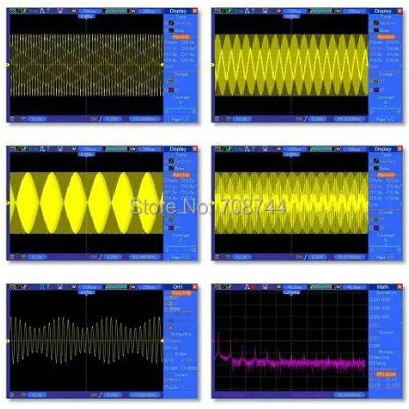 Hantek DSO5072P Digital Storage Oscilloscope 70MHz 2Channels 1GSa/s d Length 24K USB
