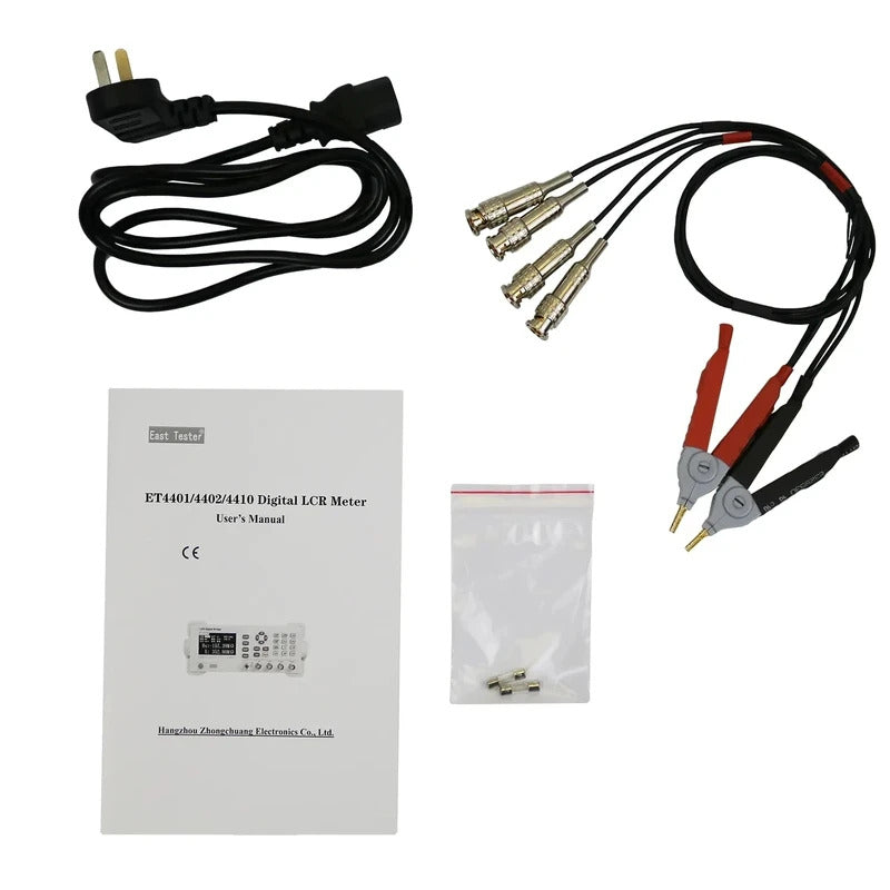 ET4401, ET4402 ,ET4410, Digital Bench LCR Bridge Meter,  Capacitance Resistance Inductance MeasureAccuracy Tool