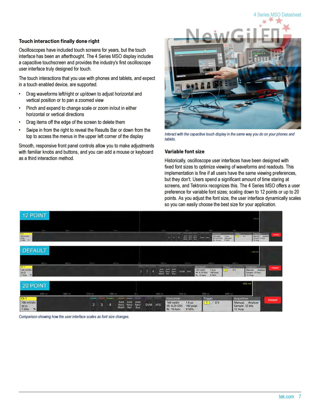 Tektronix  MSO46 Oscilloscope  MSO46 4-BW-200 MSO46 4-BW-350  MSO46 4-BW-500 MSO46 4-BW-1000  MSO46 4-BW-1500  Bandwidth 1.5GHz