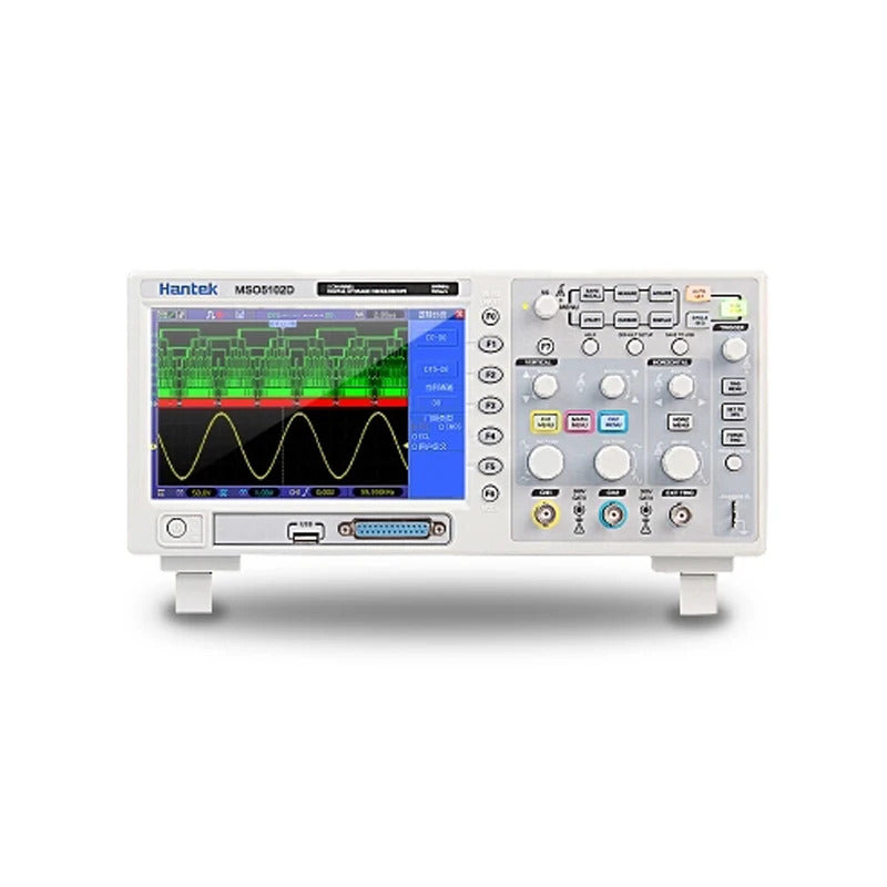 Hantek MSO5102D Mixed Signal Digital Oscilloscope 100MHz 16 Logical Channels +2 Analog Channels + External Trigger Channel
