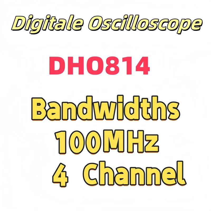 Super Light Digital Oscilloscope DHO802 DHO804 DHO812 DHO814 2 4 Channel 70/100MHz 12 Bit 1.25GSa/Sec 25MPts Depth