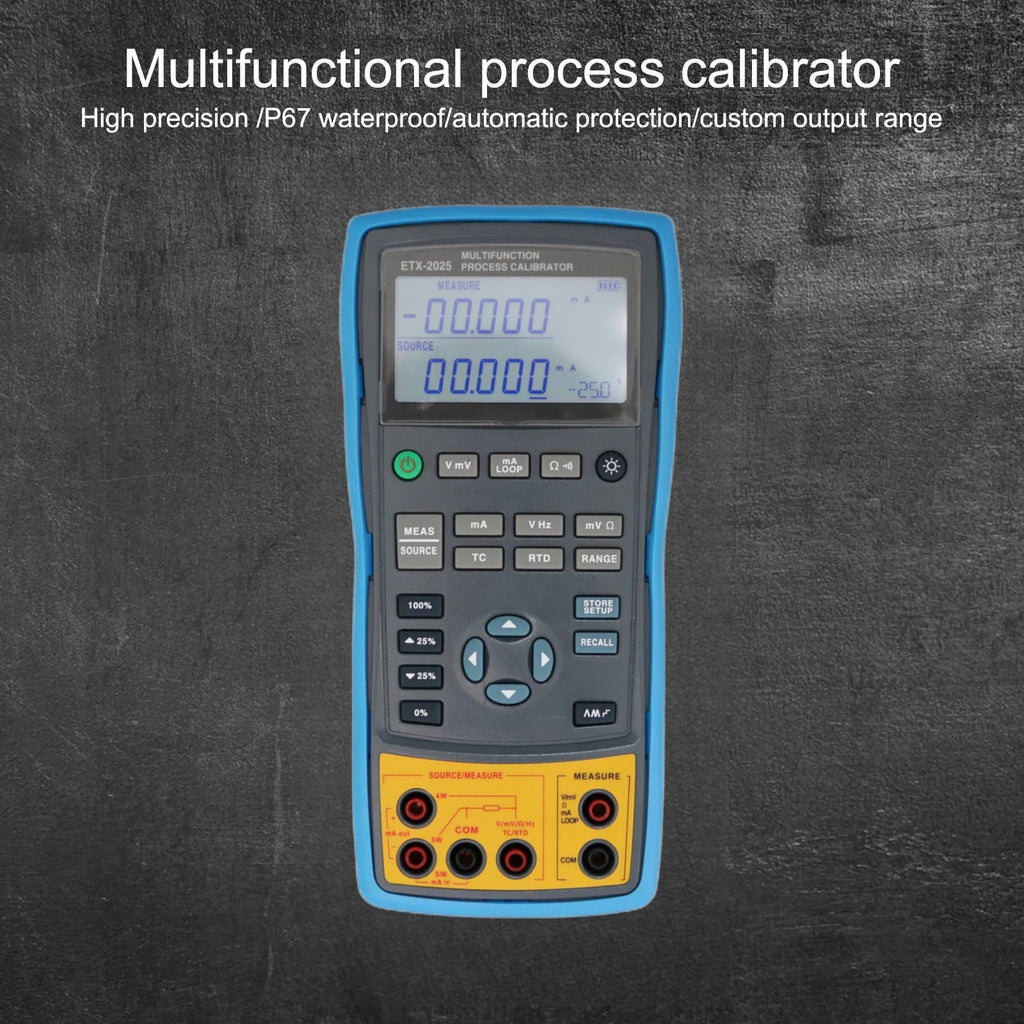 East Tester ETX-1825 ETX-2025 Multifunction Process Calibrator Signal Generator Thermocouple Precision Handheld Multimeter