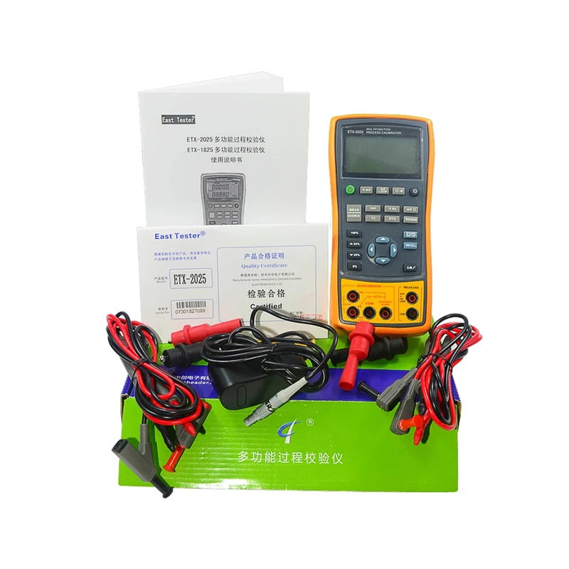 ETX-1810,ETX-1815,ETX-1825,ETX-2010,ETX-2015,ETX-2025,Process Calibrator Signal Generator Thermocouple Current VoltageMultimeter