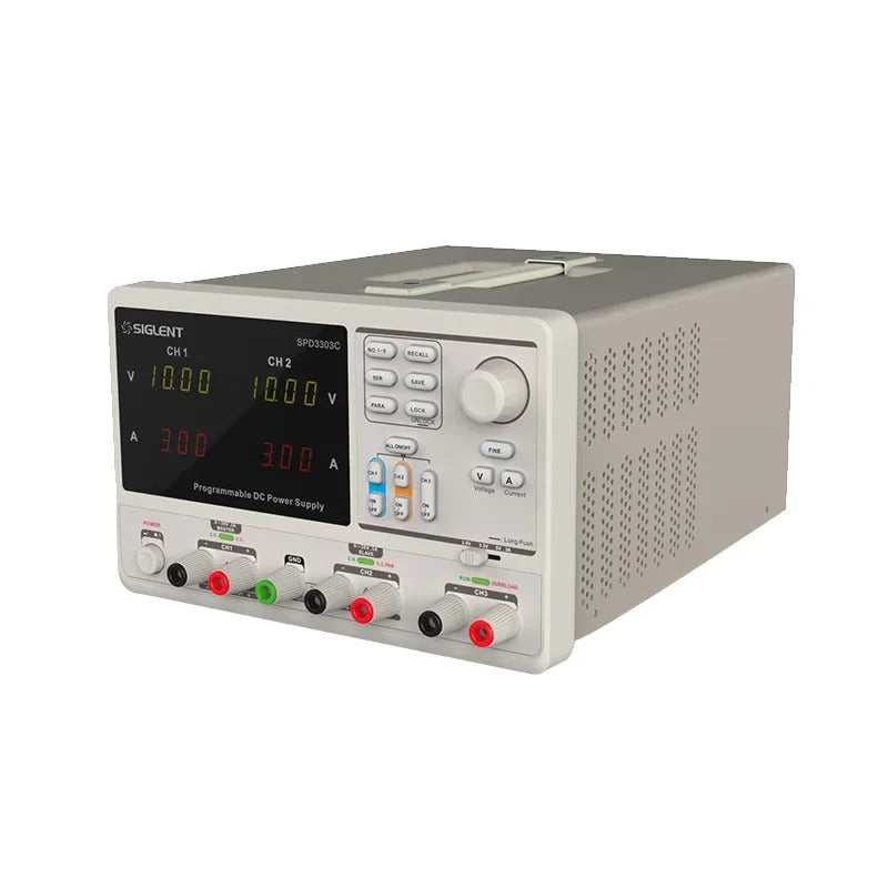 Siglent SPD3303X High Precision Triple-channel Programmable Adjustable DC Power Supply with 4.3 Inch TFT- LCD Display