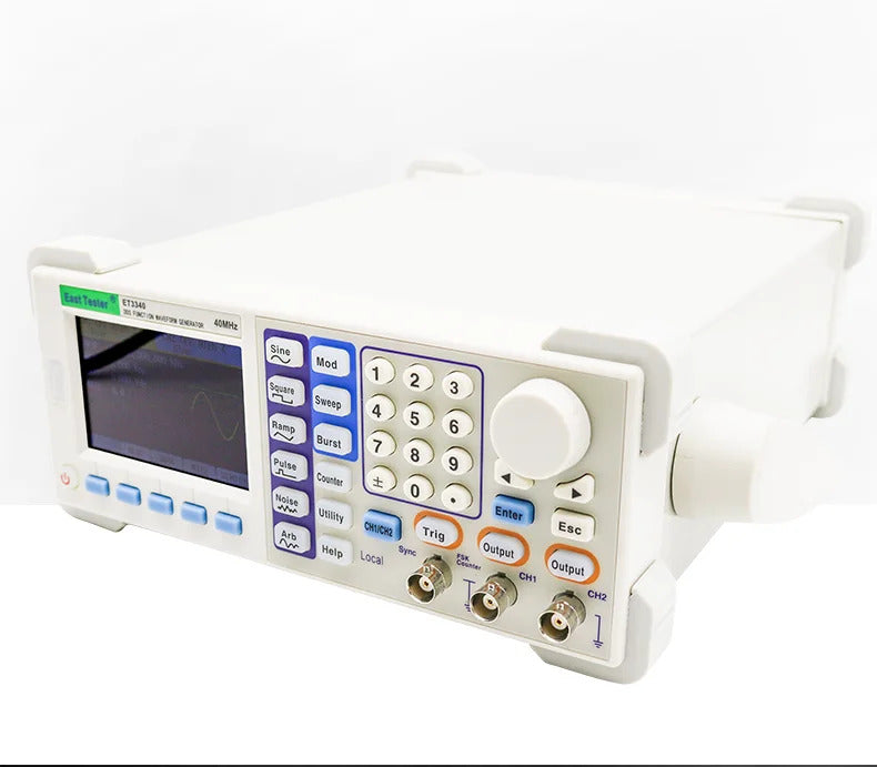 East Tester ET3315/3325/3340/3360 Function Arbitrary Waveform Function-Generators 200MS/s 25-60MHz Dual Channels USB Device