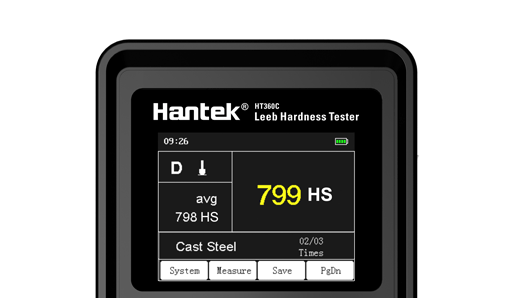 Hantek Leeb Hardness Tester HT360/HT360C Portable Leeb Hardness Tester with Multi Scales,Metal Hardness Tester Kit