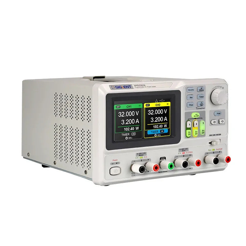 Siglent SPD3303X High Precision Triple-channel Programmable Adjustable DC Power Supply with 4.3 Inch TFT- LCD Display