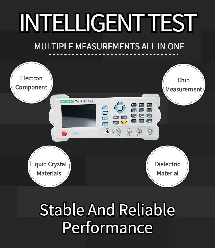 East Tester ET4501,ET4502,ET4510 desktop LCR precision digital laboratory tester, measure resistance, capacitance,inductance