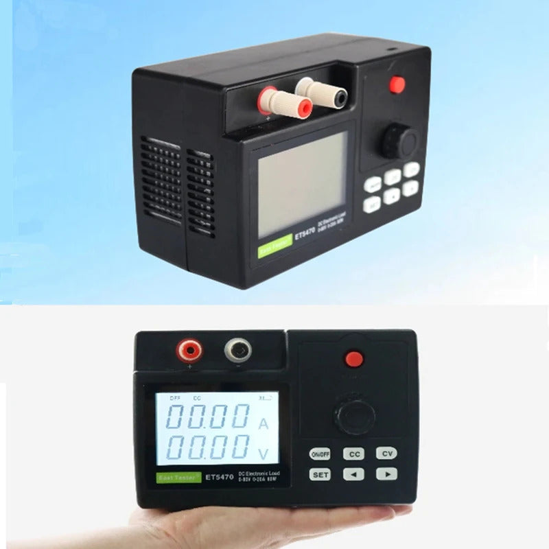 Portable DC electronic load ET5470 small handheld power testing instrument 80W/150W battery