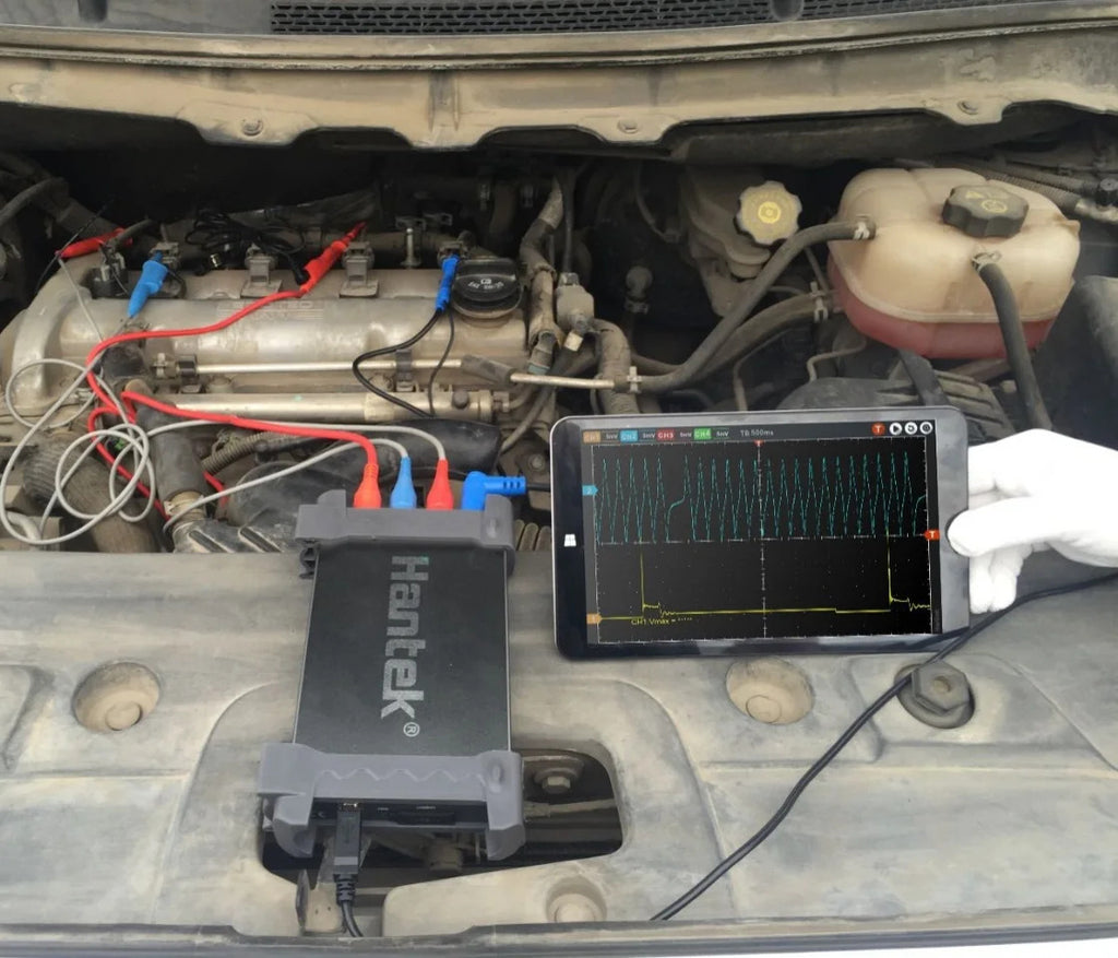 Hantek Automotive USB/PC Oscilloscope Hantek6074BE Kit I II III IV 4 Channel Oscilloscope Automotive USB Oscilloscope 70MHz 1GSa