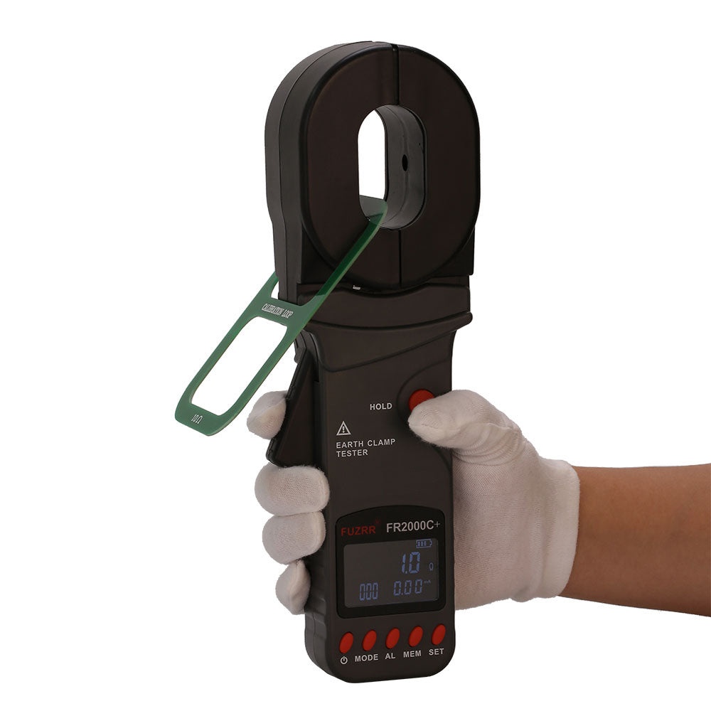 FR2000C  Multifunction Ground Earth Resistance Meter  0-1200Ω Current Tester 0.00mA-20A Loop Non Contact Detecter 300 Group Save