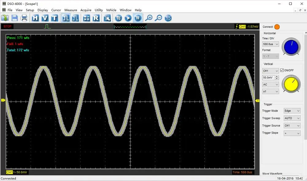 Hantek 6074BE (Kit I) Standard Equipped Over 80 Types Of Automotive Measurement Function USB2.0 4 Isolated Channels Oscilloscope
