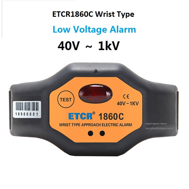 ETCR1860 Auto Wrist Type High Voltage Alarm Device SCM Non-contact Induction Technology Ensure High Voltage IP54 ETCR1860C