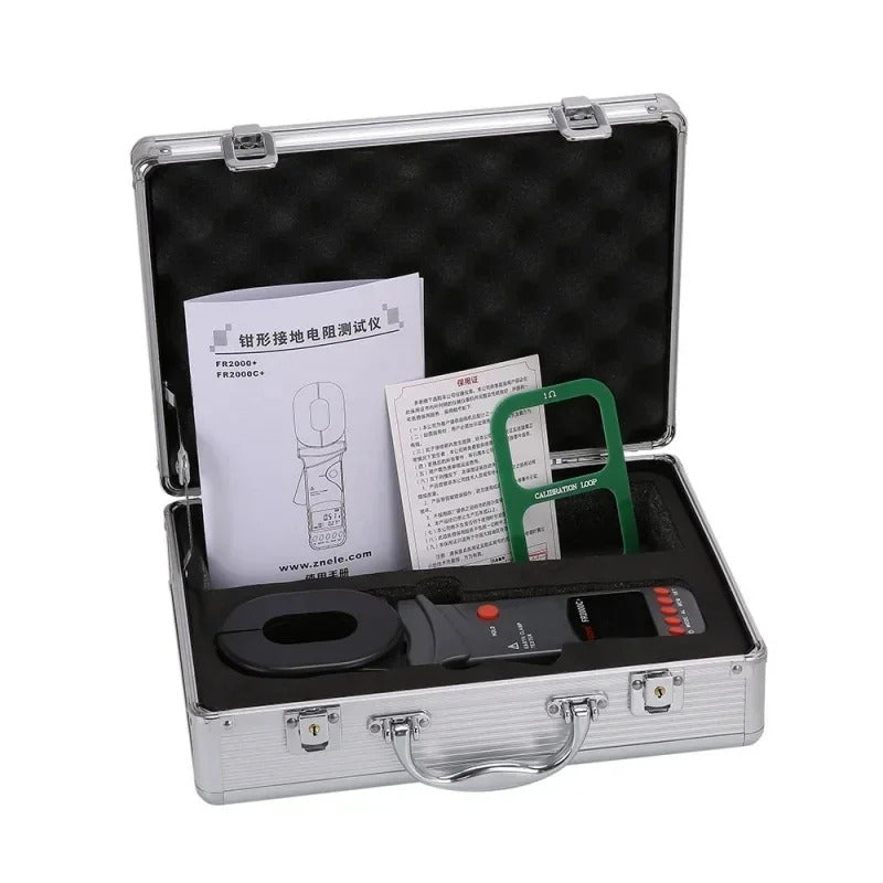 FR2000C  Multifunction Ground Earth Resistance Meter  0-1200Ω Current Tester 0.00mA-20A Loop Non Contact Detecter 300 Group Save
