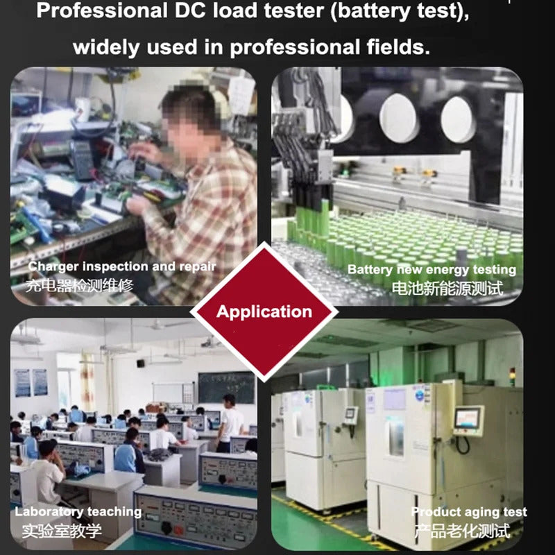 Portable DC electronic load ET5470 small handheld power testing instrument 80W/150W battery