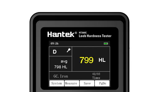 Hantek Leeb Hardness Tester HT360/HT360C Portable Leeb Hardness Tester with Multi Scales,Metal Hardness Tester Kit