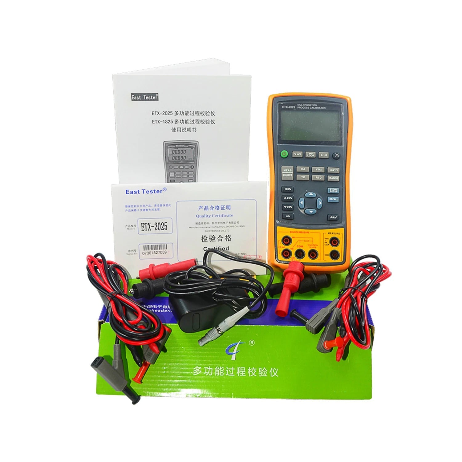 ETX-1810,ETX-1815,ETX-1825,ETX-2010,ETX-2015,ETX-2025,Process Calibrator Signal Generator Thermocouple Current VoltageMultimeter