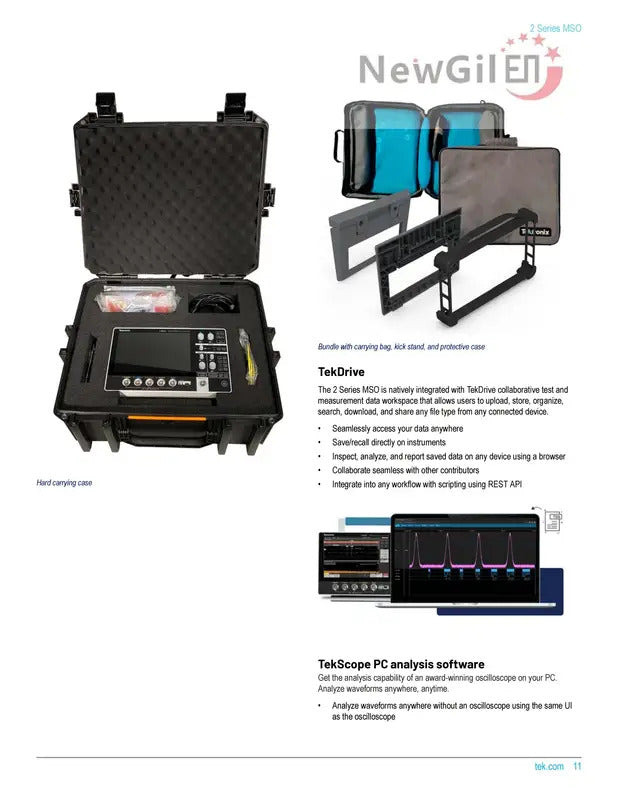 Tektronix MSO24 Oscilloscope  MSO24 2-BW-70 MSO24 2-BW-100 MSO24 2-BW-200 MSO24 2-BW-350 MSO24 2-BW-500 Bandwidth 200MHz 500 MHz