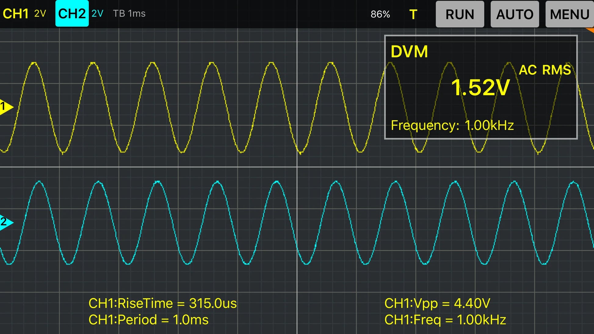 Hantek Digital Oscilloscope 2CH iDSO1070A USB iPhone/ippa-d/Android/Windows Osciloscopio Portatil With WIFI