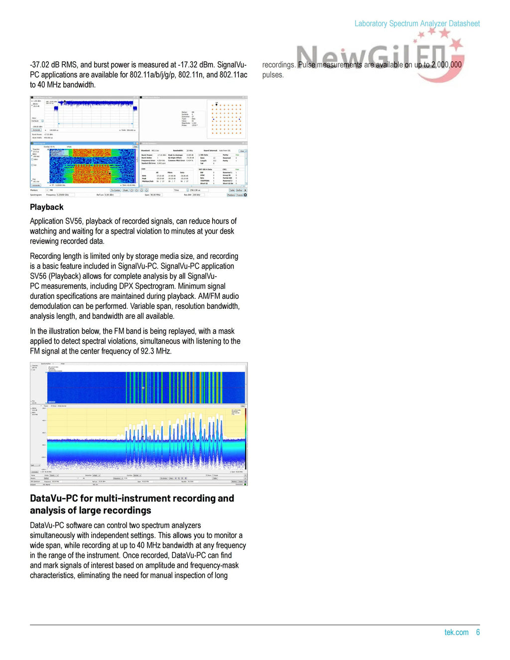 Tektronix RSA603A RSA607A  9 kHz - 3.0 GHz 7.5GHz 40 MHz Bandwidth USB Real Time Spectrum Analyzer