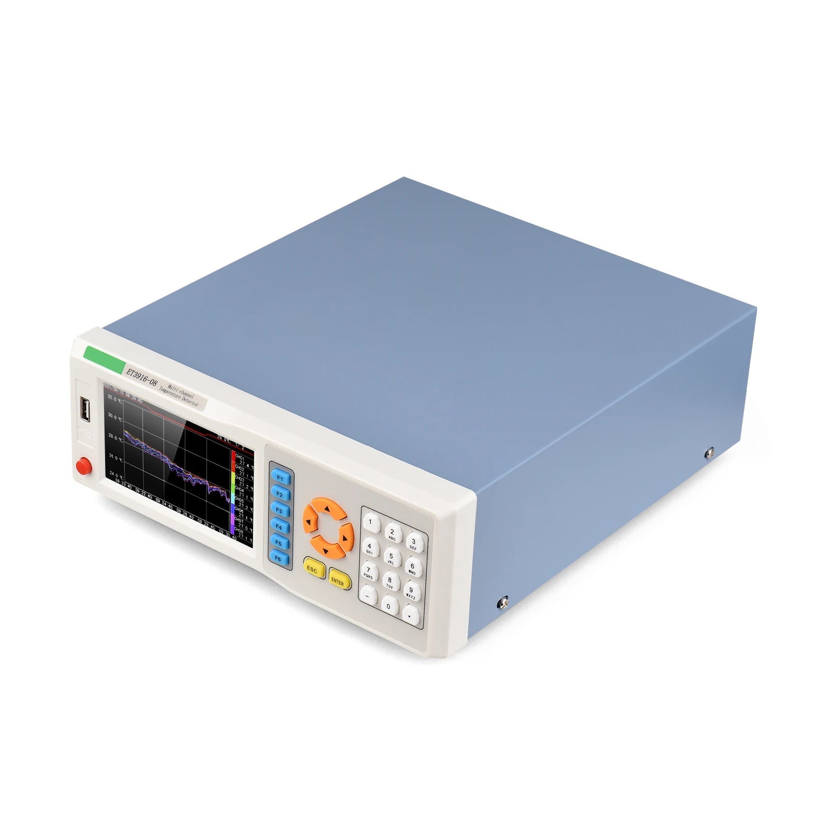 ET3916-08,ET3916-16,ET3916-24,ET3916-64 Digital Temperature Recorder, 8,16,24,32,48,64 Channels, Temperature Data Logger