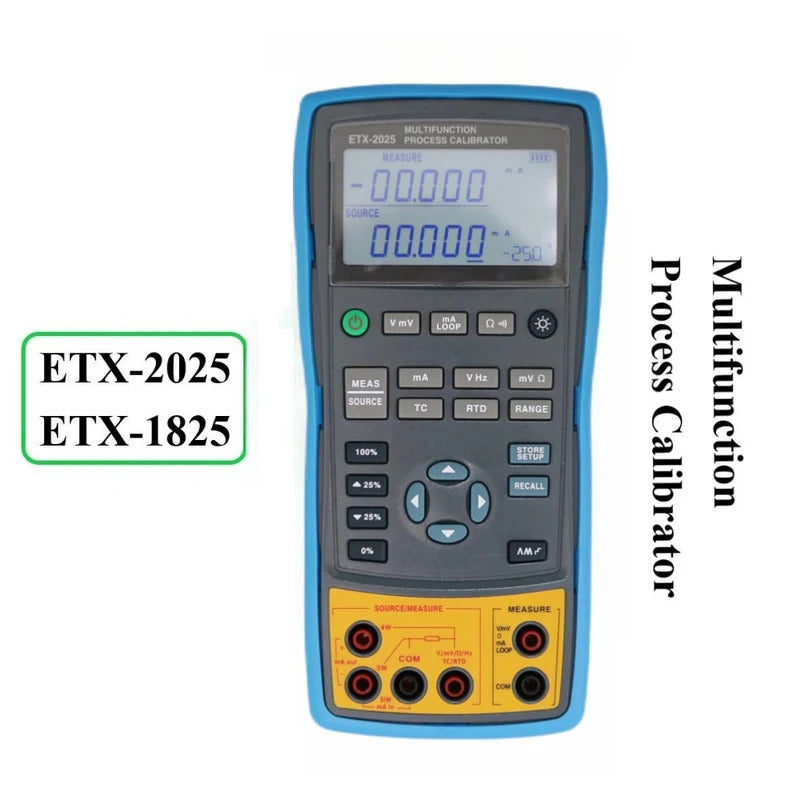 East Tester ETX-1825 ETX-2025 Multifunction Process Calibrator Signal Generator Thermocouple Precision Handheld Multimeter
